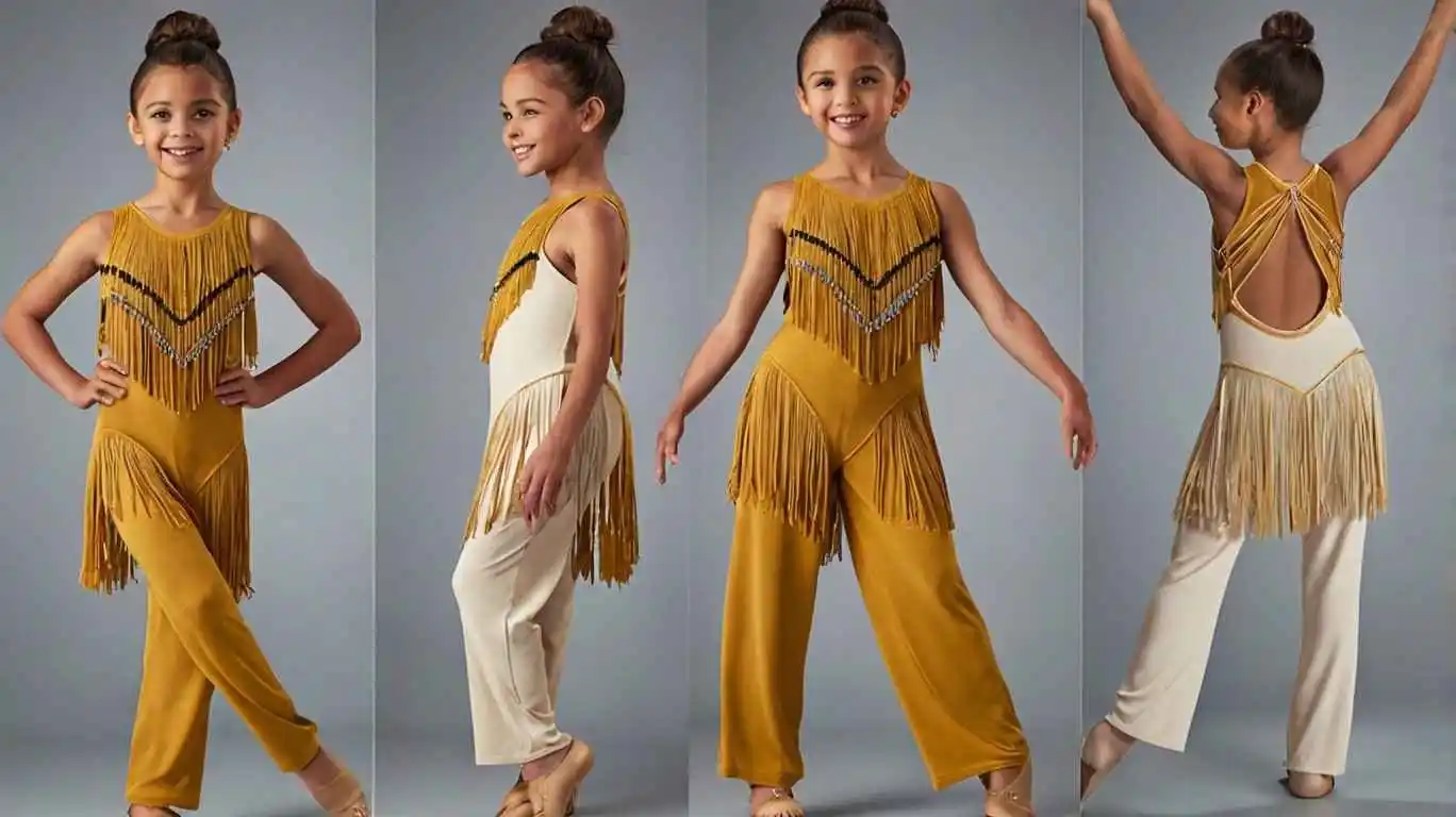 Fringed Jumpsuit Jazz Dance Costume - Weissman